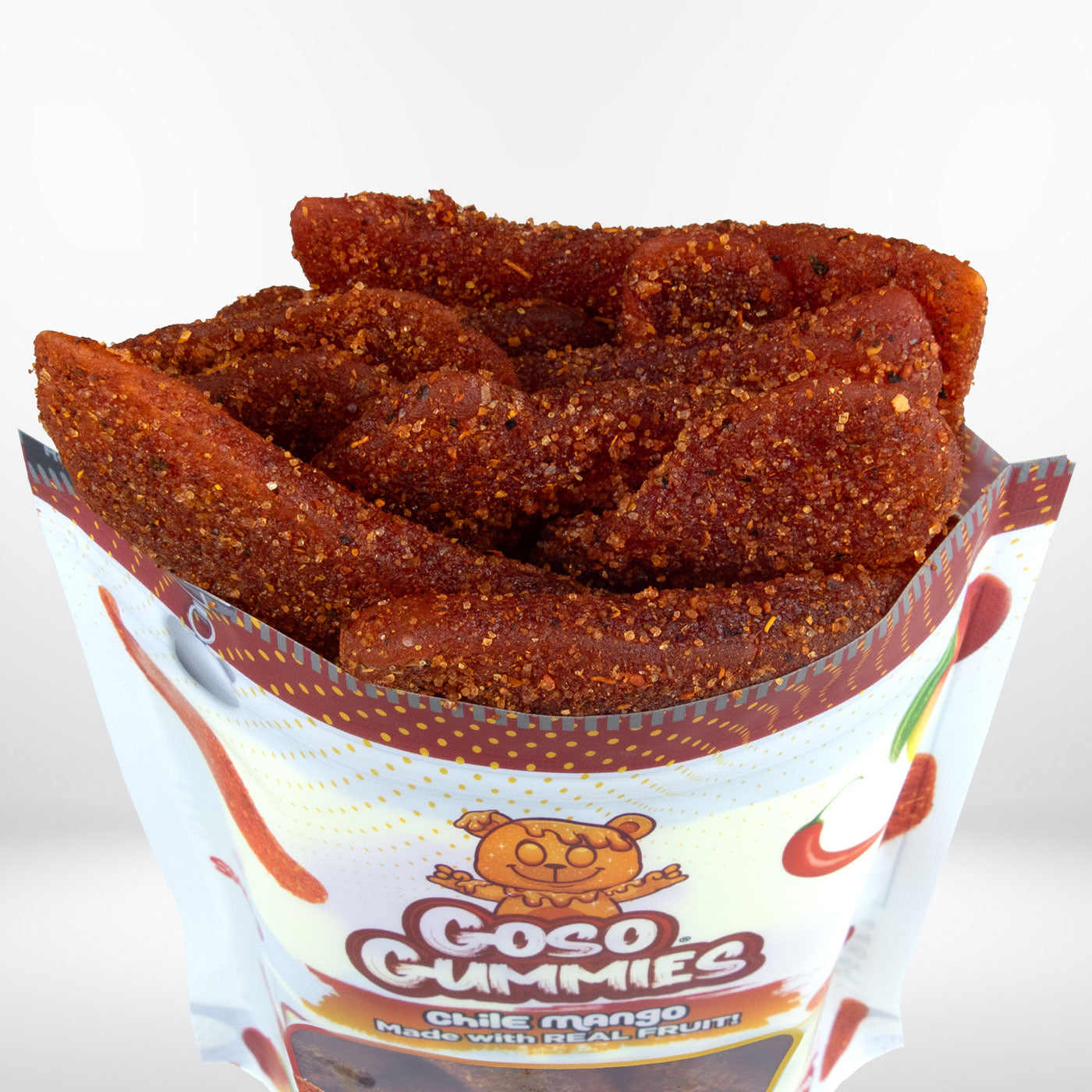 Goso Gummies Chile Mango Dried Fruit - 6oz Bag - Made with Real Dry Fruit