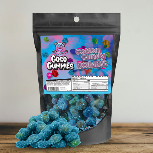 Goso Gummies Viral Cotton Candy Gushers 6oz Bag