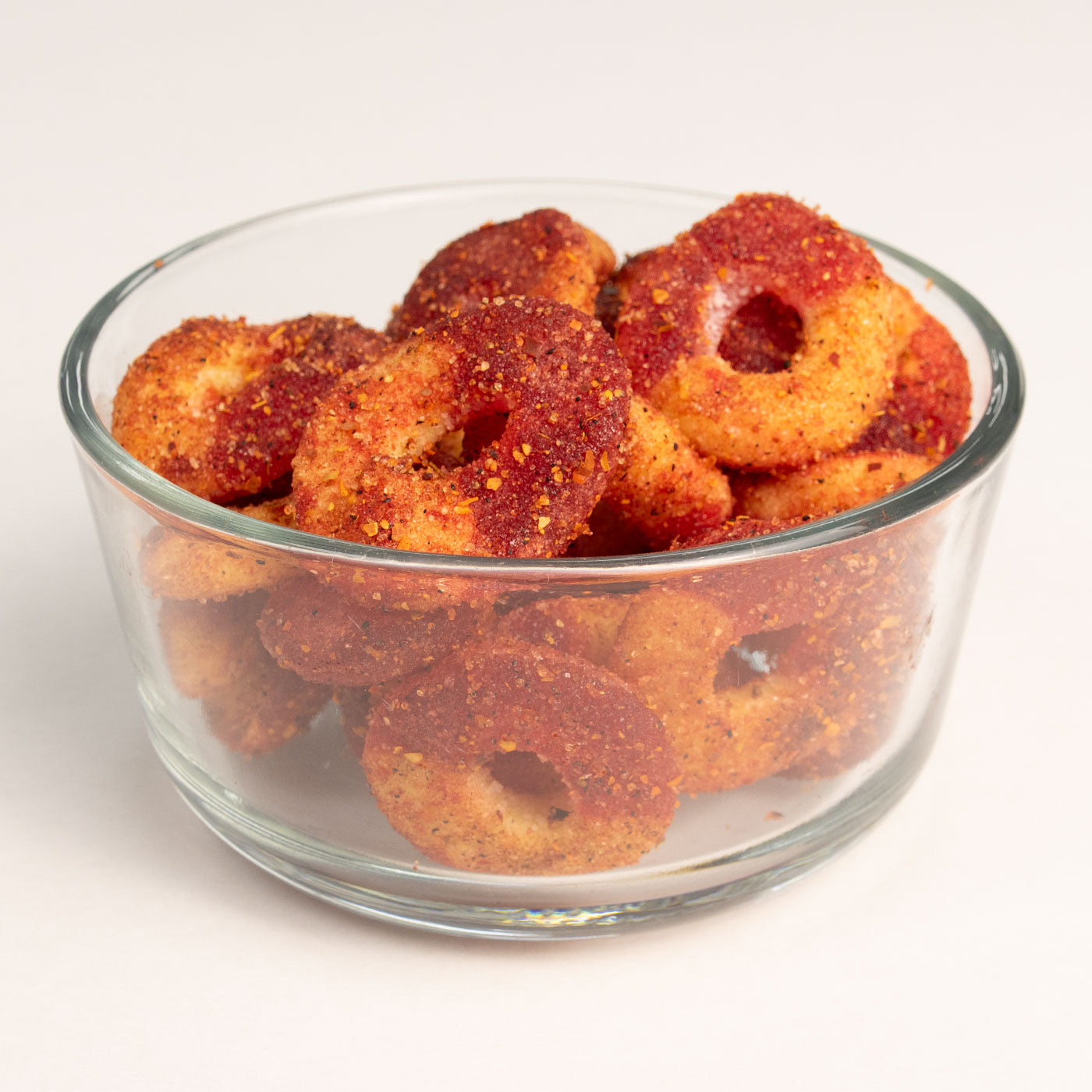 Goso Gummies Spicy Chamoy Peach Rings 8oz - Juicy Chewy Flavor Fruit Snack