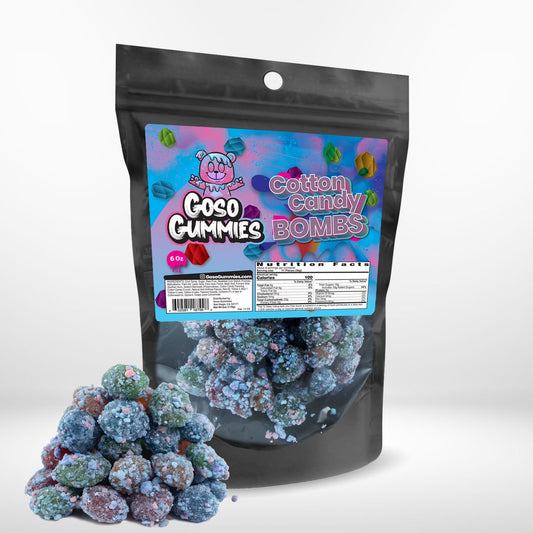 Goso Gummies Viral Cotton Candy Gushers 6oz Bag