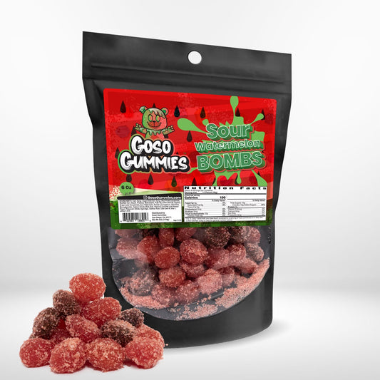 Goso Gummies Viral Sour Watermelon Gushers 6oz Bag