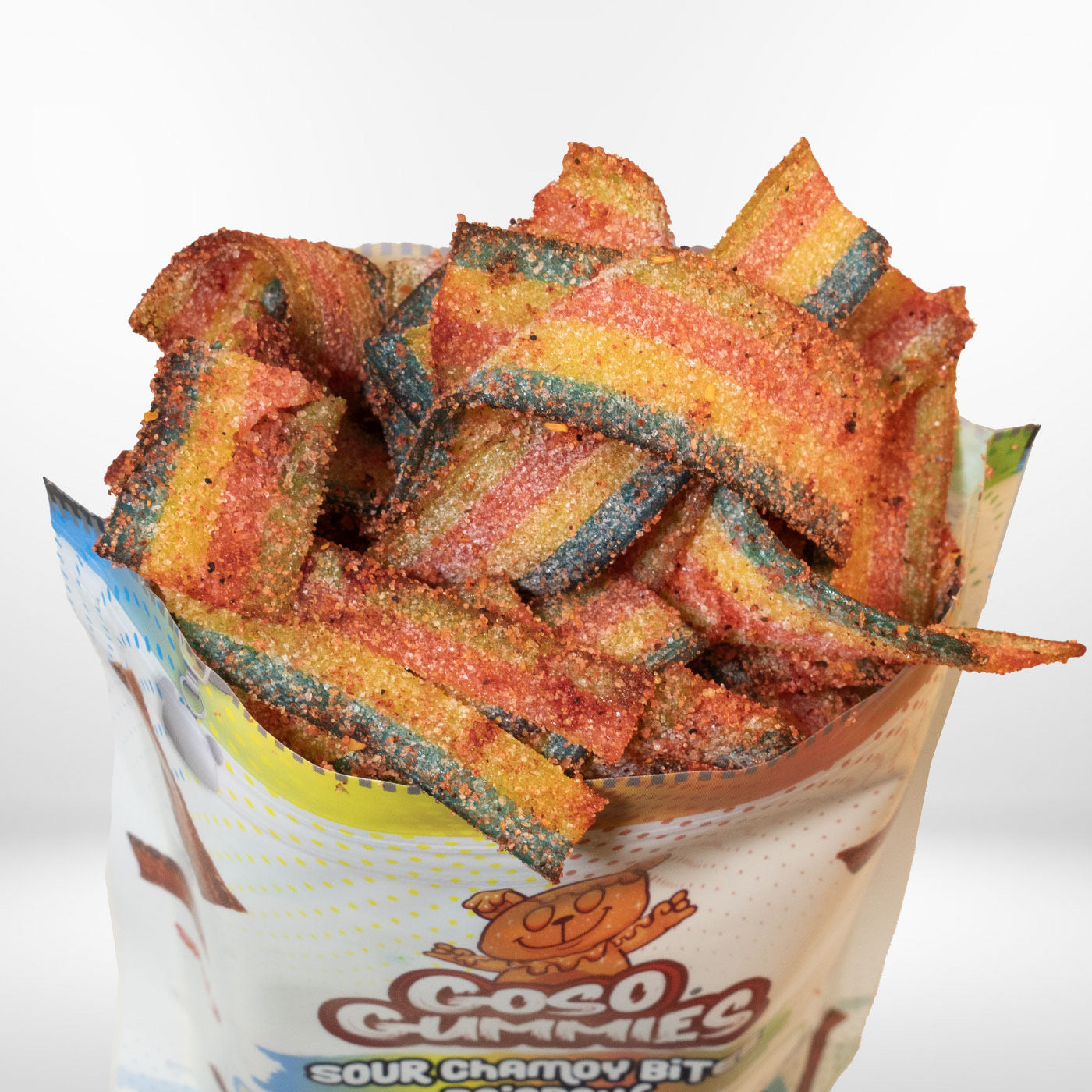 Viral Chamoy Mango Gusher Bombs + 2 FREE Sour Rainbow Chamoy Bites Bags