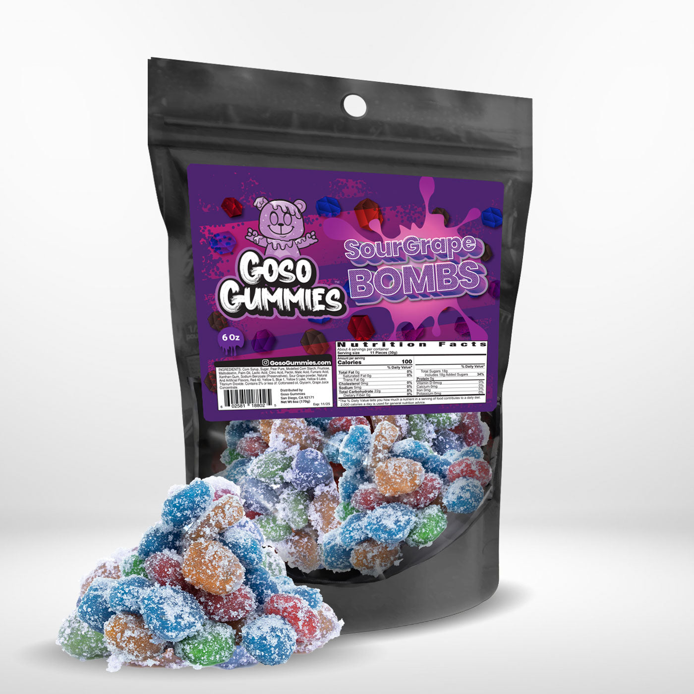 Goso Gummies - The Ultimate 5 Pack of Gusher Bombs