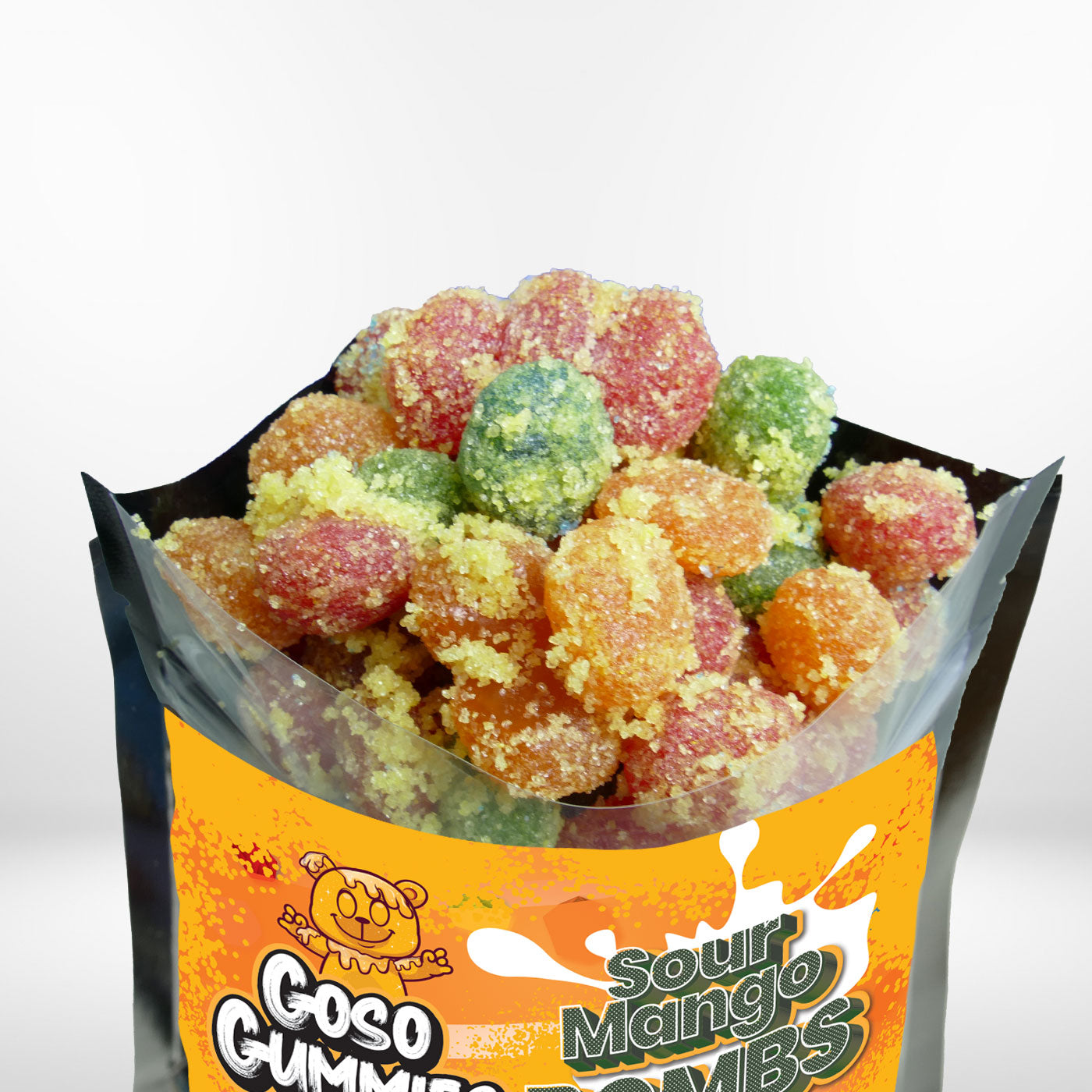 Goso Gummies Viral Sour Mango Gushers 6oz Bag